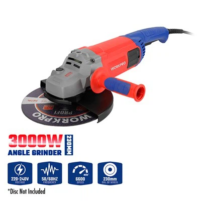 ПРОФЕСІЙНА КУТОВА ШЛІФУВАЛЬНА МАШИНА 230 ММ 3000 Вт