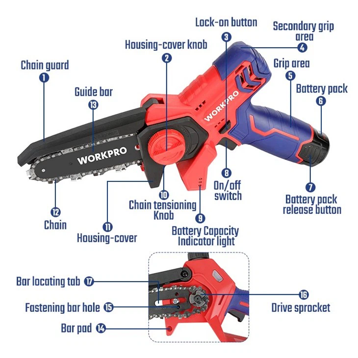 12V CORDLESS CHAIN SAW suppliers