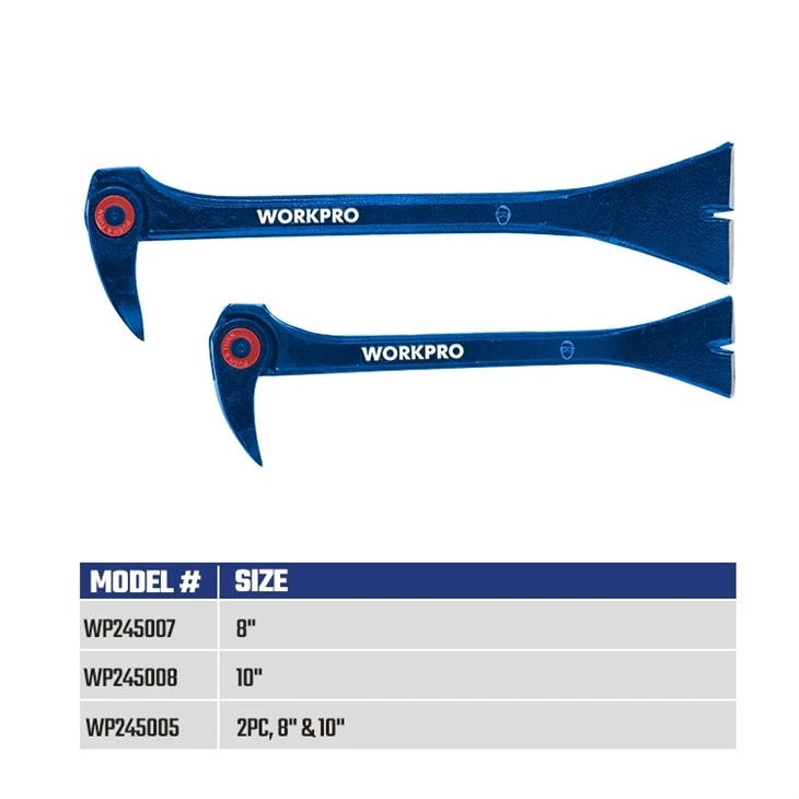 2PC INDEXABLE PRY BAR SET