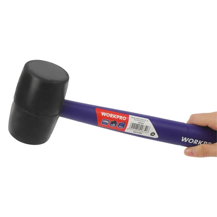 450G (16OZ) RUBBER MALLET HAMMER