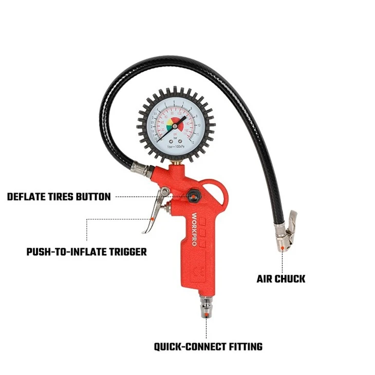 AIR TIRE INFLATING GUN
