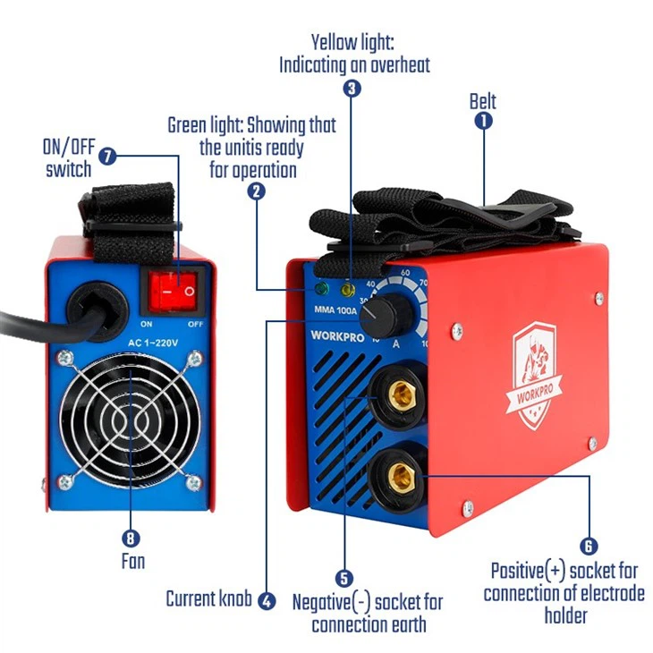 INVERTER MMA100A WELDING MACHINE high quality